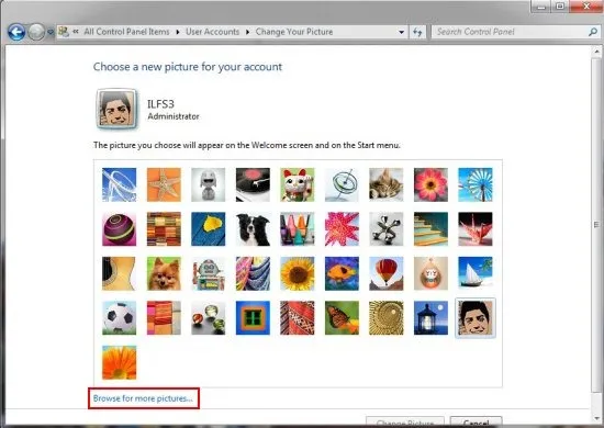 Change user account picture003