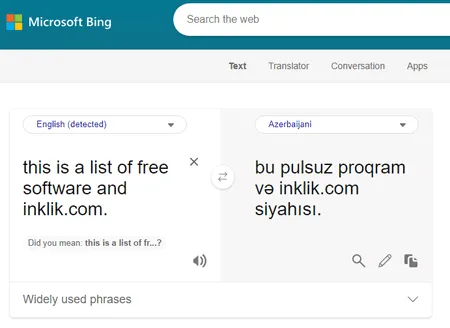 Bing Translate