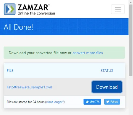 Zamzar.com